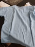 檸清研純棉t恤女短袖寬松仿棉麻套頭純色上衣夏季女裝 磚紅+淺藍【A022兩件裝】 XL建議【120-135斤】 曬單實(shí)拍圖