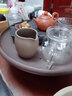 容山堂 宜興紫砂公道杯加厚耐熱分茶器茶漏套裝分茶杯公杯功夫茶具 紫砂公道杯-段泥福滿(mǎn)款 曬單實(shí)拍圖