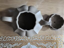 一茗金砂 收藏名家壺宜興紫砂壺自產(chǎn)自銷吳竹霞原礦本山綠泥320cc 手工壺 四足菱花 曬單實(shí)拍圖
