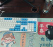 雷柏（Rapoo） V500PRO白蓝升级款 104键有线背光机械键盘 PBT双色键帽电脑办公游戏全键无冲可编程键盘 茶轴 实拍图