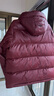 雅鹿男士羽絨服短款新年時(shí)尚亮面可脫卸帽加厚極寒面包服 棗紅 185 曬單實(shí)拍圖