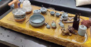艾瑩嘉 金絲楠木茶盤(pán)茶具套裝家用檀木全自動(dòng)電磁爐整塊實(shí)木簡(jiǎn)約一體燒水壺大號高檔茶海排水茶臺 荷塘月色茶盤(pán)1.05米長(cháng)+鎏銀茶具 1個(gè) 曬單實(shí)拍圖