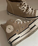 匡威（Converse）  休閑板鞋厚底增高鞋松糕鞋高幫帆布鞋A05269C A05269C 41 曬單實(shí)拍圖