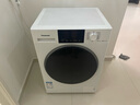 松下（Panasonic）全自動(dòng)10KG滾筒洗衣機 大容量洗烘一體機洗烘大白 煥新空氣洗免洗活性銀除菌除螨泡沫凈 以舊換新 XQG100-6N18E 曬單實(shí)拍圖