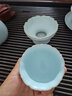 東道汝窯河南非遺吉祥杯2020年老東道功夫茶杯泡茶茶具主人杯陶瓷茶杯 天青色95ML 曬單實(shí)拍圖