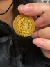 賽菲爾黃金吊墜足金999.9古法金阿彌陀佛生肖守護佛掛墜送媽媽禮物 約15.30克（工費850元） 曬單實拍圖