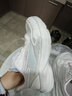 鴻星爾克（ERKE）童鞋中大童跑鞋兒童功能性跑步旋轉(zhuǎn)扣運(yùn)動(dòng)鞋微晶白/櫻花嫩粉32 曬單實(shí)拍圖