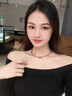伊燦復(fù)古美拉德串珠項鏈女2025年新款爆款冷淡風(fēng)毛衣鏈頸鏈百搭鎖骨鏈 美拉德串珠項鏈 曬單實拍圖