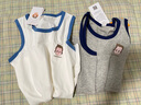 恒源祥兒童背心男童夏季棉薄款女童吊帶打底小背心寶寶無(wú)袖汗衫中大童 本白+麻灰 150 身高140-150體重65-75斤 曬單實(shí)拍圖