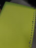 国誉(KOKUYO)进口A5笔记本子Campus便携轻薄Smart Ring活页本内含10张纸 黄绿 RU-SP130YG 实拍图