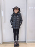高梵【收腰短款羽絨服】黑金兒童鵝絨服4.0男女童冬季親子裝外套官方 黑色 130 曬單實拍圖