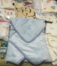 舒贝怡 婴儿睡袋秋冬季保暖宝宝抱被防踢被 蓝色 90*90CM 晒单实拍图