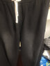 頭號(hào)青年牛仔褲子男春夏季潮流復(fù)古寬松直筒加肥大碼男生休閑長(zhǎng)褲 黑 5XL 曬單實(shí)拍圖
