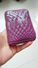 袋鼠真皮卡包女士2025新款多卡位大容量防消磁防盜刷女精致證件收納包 紫紅-14卡位-蛇紋 曬單實(shí)拍圖