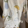 小素材兒童睡衣夏季薄款寶寶衣服套裝竹纖維空調(diào)服春秋家居服男童女童 夏日水果套頭藍(lán) 140 曬單實(shí)拍圖