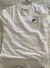 耐克（NIKE）情侶棉質(zhì)短袖t恤衣服 男女同款學(xué)生寬松舒適透氣休閑班服簡(jiǎn)約上衣 小標款AR4999/白色 男女同款 S 曬單實(shí)拍圖