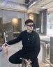 【兩件裝】JEEP吉普長袖T恤男上衣服男士春秋季新款商務(wù)青年純棉簡(jiǎn)約休閑圓領(lǐng)百搭學(xué)生男女裝情侶打底衫 2301黑色+2301藍(lán)色 XXXL（建議150-165斤） 曬單實(shí)拍圖