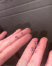 BJYLS999足銀粉愛(ài)心耳釘女精致小巧ins風(fēng)甜美耳環(huán)高級感養耳洞耳飾品 愛(ài)心粉耳釘-3mm 曬單實(shí)拍圖
