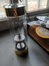 百萊斯茶水分離茶杯個人專用高端泡茶玻璃水杯男士商務(wù)辦公室杯子純鈦杯 鈦金色【至尊旗艦版】純鈦葫蘆 曬單實(shí)拍圖