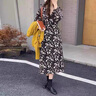 鳳蝶兒針織新款連衣裙女裝春秋韓版氣質(zhì)秋季套裝女兩件套套裝裙子女秋冬 黃色針織開衫+連衣裙 M(105-115) 曬單實拍圖