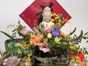 戴玉堂 林建平大師 陶瓷坐姿觀音菩薩佛像擺件工藝品家居裝飾家用供奉 D26-217A 凈瓶觀音 猛犸牙黃 【禮盒包裝+手簽收藏證書】 曬單實拍圖