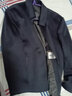 恒源祥山羊絨夾克男裝羊毛呢大衣男士中青年秋冬季商務(wù)休閑保暖風(fēng)衣外套 藏青 2XL 【建議160-180斤】 曬單實(shí)拍圖