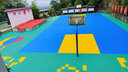 歐百娜懸浮地板籃球場地墊室外學(xué)校操場幼兒園拼裝地墊塑膠地板塑料地墊 【籃球場懸浮偏軟款】OK—11 曬單實拍圖