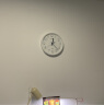 天王星（Telesonic）挂钟客厅创意钟表简约钟时尚免打孔时钟卧室石英钟圆形挂表35cm 实拍图