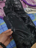 皮爾卡丹（pierre cardin）品牌秋冬季新款輕薄羽絨棉服男短款中年棉衣輕便連帽棉襖子爸爸裝 黑色 連帽 L 120135斤 曬單實(shí)拍圖