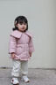 幼歌（YOUGE）【軟牛仔】嬰幼兒加絨保暖牛仔褲2023年新款愛心直筒牛仔褲潮 白色 80 cm 曬單實拍圖