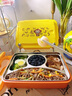 悠家良品（UPSTYLE） 兒童飯盒不銹鋼分格餐盤(pán)男女學(xué)生一年級專(zhuān)用可愛(ài)大容量 香蕉猴（4格帶餐具）1000ml 曬單實(shí)拍圖