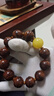 虔生緣（CHANSUNRUN）橄欖核隔片 散珠墊片長(cháng)串手串男文玩桃核金剛菩提配件配飾SN480ht 橄欖核隔片 直徑6*厚度2mm 216片/串 曬單實(shí)拍圖