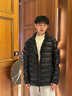 加拿大鵝（Canada Goose）Crofton 男士羽絨夾克戶外休閑外套大鵝羽絨服 經(jīng)典升級 2228M 61 黑色 XL 曬單實(shí)拍圖