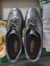 金利來男鞋休閑皮鞋透氣沖孔鞋復(fù)古商務(wù)鞋G550330639AAD黑色40 曬單實(shí)拍圖