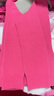 奧絲婕（Aosijie）高端品牌 100%羊毛針織開(kāi)衫女2025春秋新款寬松減齡百搭毛衫上衣 玫紅 2XL 【135-145斤】 曬單實(shí)拍圖