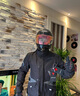 DAINESE/丹尼斯 TEMPEST 3摩托車(chē)防水騎行服四季透氣保暖防摔摩旅機車(chē)服 Y21/黑-烏木色(男款) 52 曬單實(shí)拍圖