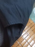 真維斯（Jeanswest）五分休閑短褲男士夏季薄款寬松直筒運動中褲子西褲新款冰絲褲 黑色+軍綠色 32 碼 曬單實拍圖