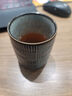 和風(fēng)四季復古日式釉下彩茶具陶瓷茶壺家用水杯餐廳杯子茶杯酒店茶具 (山海紋）螺紋茶杯 200ml 曬單實(shí)拍圖