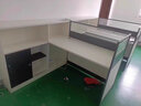 時(shí)仁（ShiRen）辦公家具職員桌椅組合辦公室工位財(cái)務(wù)屏風(fēng)卡位電腦桌桌子隔斷卡座 1.5米右高柜+活動(dòng)柜+椅子 曬單實(shí)拍圖