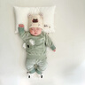 七樂(lè )豆嬰兒衣服新款法蘭絨冬裝寶寶秋冬款保暖睡衣冬季加絨分體內衣套裝 淺綠 73 曬單實(shí)拍圖