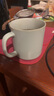 容山堂月白汝窯開片可養(yǎng)陶瓷帶蓋辦公杯綠茶泡茶杯水杯老板個人杯 曬單實(shí)拍圖