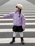 羅蒙兒童羽絨服2025新款秋冬款輕薄保暖男童女童短款外套大童冬裝 紫色【炫彩治愈色系】 110 曬單實(shí)拍圖