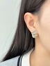 KASIYU2025新款簡(jiǎn)約超閃耳釘小眾設計感時(shí)尚冷淡風(fēng)秋冬氣質(zhì)耳環(huán)女 超閃耳釘（加厚電鍍） 曬單實(shí)拍圖