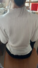 多妙屋女童打底衫春秋兒童長(cháng)袖T恤大童洋氣半高領(lǐng)上衣 11967白色 150  曬單實(shí)拍圖
