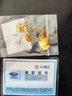 中國黃金（CHINA GOLD）3D硬金十二生肖系列黃金吊墜時(shí)尚足金掛墜送女友七夕情人節(jié)禮物 生肖牛吊墜約2.4g 曬單實(shí)拍圖