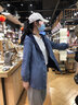 原形時尚兩面穿連帽風(fēng)衣女2025春季新款韓版收腰顯瘦設(shè)計感休閑短外套 霧霾藍(lán) M 曬單實(shí)拍圖