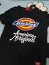 dickies【經(jīng)典款】短袖 情侶款印花短袖t恤 DK007386 黑色 XS 曬單實(shí)拍圖