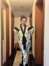 俞兆林【禮盒四件套】睡衣女春夏冰絲2025新款套裝吊帶可外穿家居服 水墨畫【冰絲四件套】 L 【推薦80-120斤】 曬單實(shí)拍圖