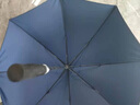 莫蘭迪雨傘雙層雨傘長(zhǎng)柄半自動(dòng)傘男士商務(wù)防風(fēng)晴雨傘女雙人防曬遮陽(yáng)傘 深藍(lán)色 曬單實(shí)拍圖