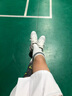 尤尼克斯（YONEX）2023yy羽毛球服英倫風 215133 男女情侶運動POLO恤連衣裙 女款215133BCR白色 M 曬單實拍圖